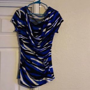 Ladies cowel neck blouse.